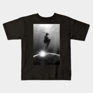 Suspended In Space Kids T-Shirt